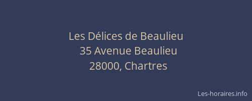Les Délices de Beaulieu