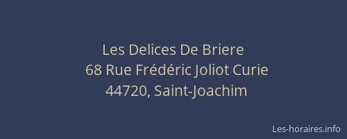 Les Delices De Briere