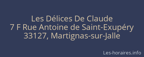 Les Délices De Claude
