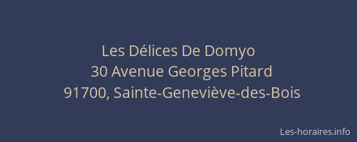 Les Délices De Domyo
