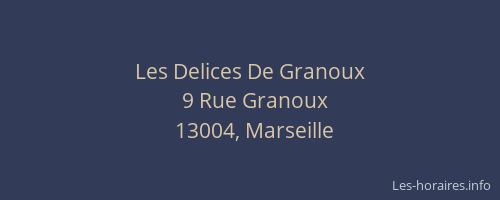 Les Delices De Granoux