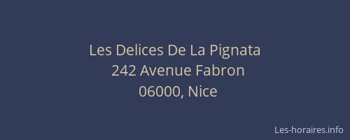 Les Delices De La Pignata