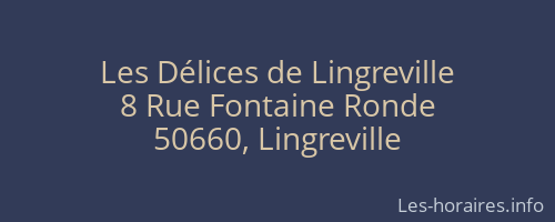 Les Délices de Lingreville