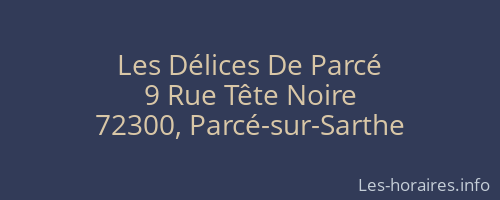 Les Délices De Parcé