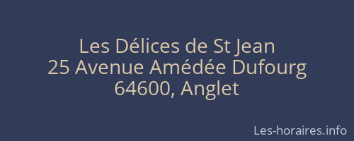 Les Délices de St Jean