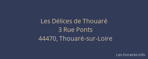 Les Délices de Thouaré