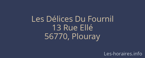 Les Délices Du Fournil