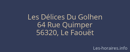 Les Délices Du Golhen