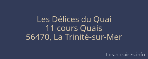 Les Délices du Quai
