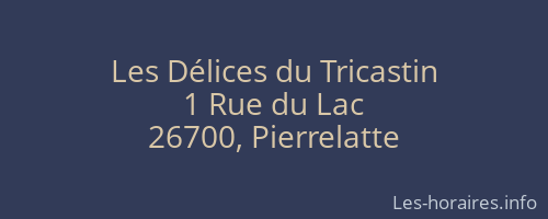 Les Délices du Tricastin