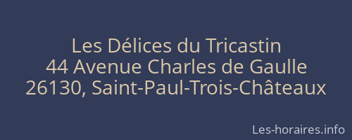 Les Délices du Tricastin