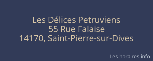 Les Délices Petruviens