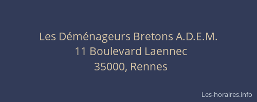 Les Déménageurs Bretons A.D.E.M.