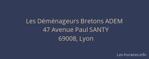 Les Déménageurs Bretons ADEM