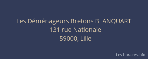 Les Déménageurs Bretons BLANQUART