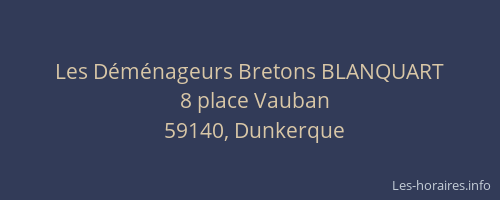 Les Déménageurs Bretons BLANQUART