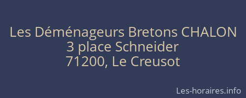 Les Déménageurs Bretons CHALON