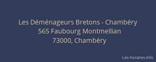 Les Déménageurs Bretons - Chambéry