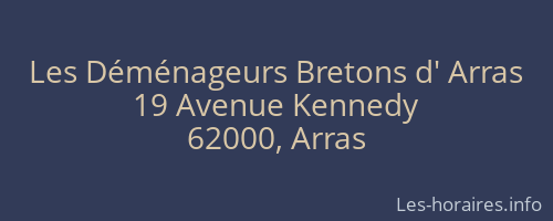 Les Déménageurs Bretons d' Arras