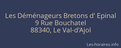 Les Déménageurs Bretons d' Epinal
