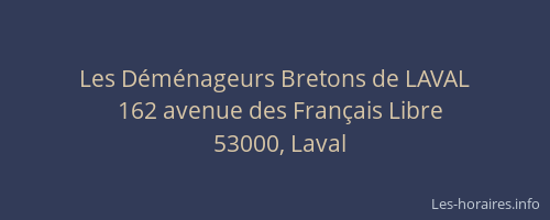 Les Déménageurs Bretons de LAVAL