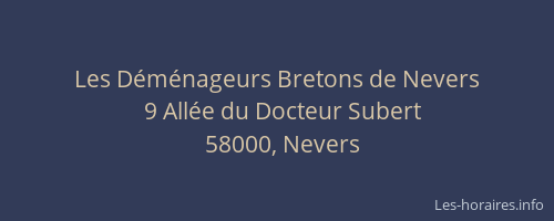 Les Déménageurs Bretons de Nevers