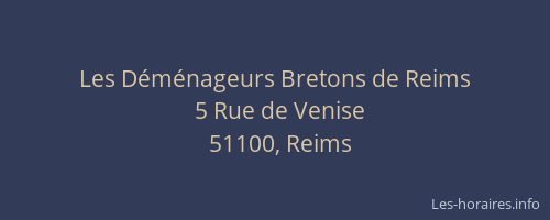 Les Déménageurs Bretons de Reims