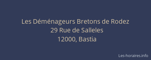 Les Déménageurs Bretons de Rodez
