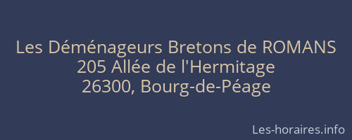 Les Déménageurs Bretons de ROMANS