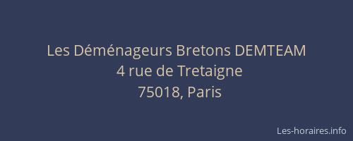 Les Déménageurs Bretons DEMTEAM