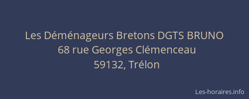 Les Déménageurs Bretons DGTS BRUNO