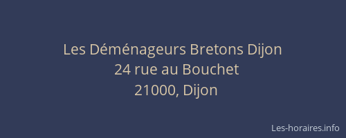 Les Déménageurs Bretons Dijon