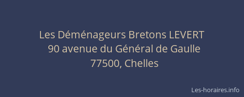 Les Déménageurs Bretons LEVERT