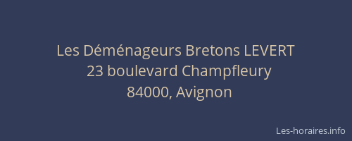 Les Déménageurs Bretons LEVERT