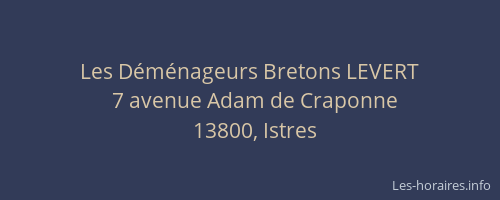 Les Déménageurs Bretons LEVERT