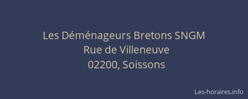 Les Déménageurs Bretons SNGM