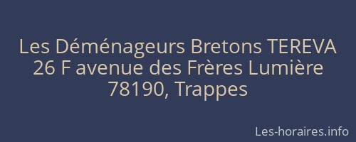 Les Déménageurs Bretons TEREVA