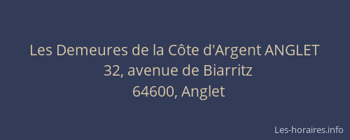 Les Demeures de la Côte d'Argent ANGLET
