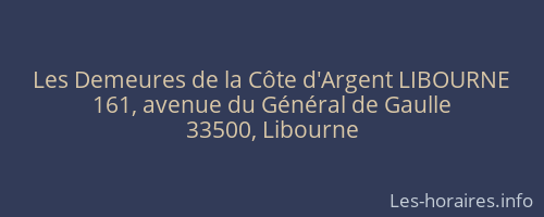 Les Demeures de la Côte d'Argent LIBOURNE
