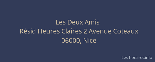 Les Deux Amis