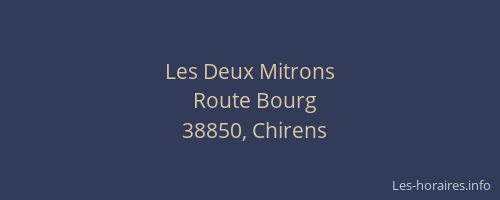 Les Deux Mitrons