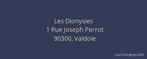 Les Dionysies