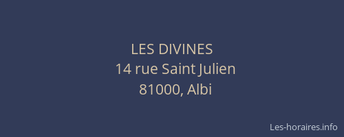 LES DIVINES