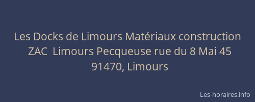 Les Docks de Limours Matériaux construction