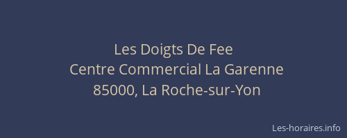 Les Doigts De Fee