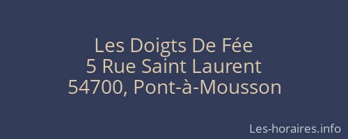 Les Doigts De Fée
