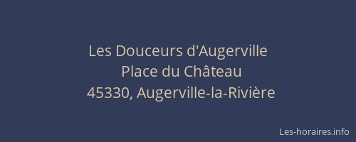 Les Douceurs d'Augerville