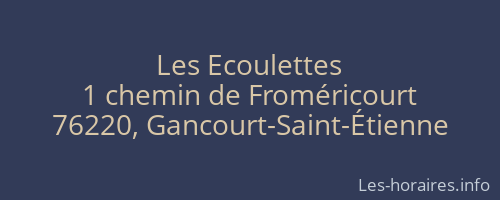 Les Ecoulettes