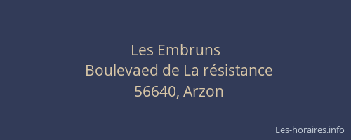 Les Embruns