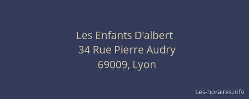 Les Enfants D'albert